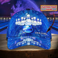 “Front view of Personalized Cosmic Strike snapback hat showcasing dynamic pin scatter and custom name area.”