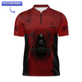 Custom Spider Bowling Jersey Youth  front view with personalized name.